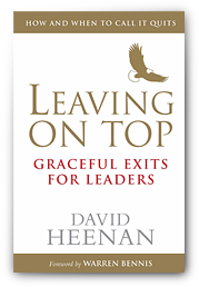 Book Cover: Leaving On Top - Graceful Exits for Leaders